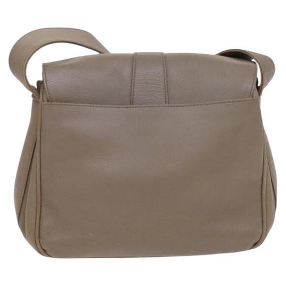 GUCCI Shoulder Bag Leather Beige Gold 001 2113 001 2113 - Picture 3 of 13